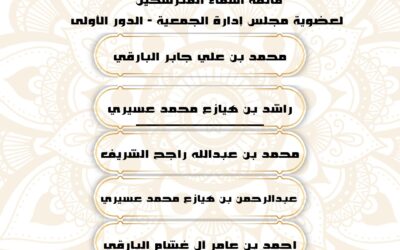 أسماء المرشحين لعضوية المجلس الجديد  2026 م